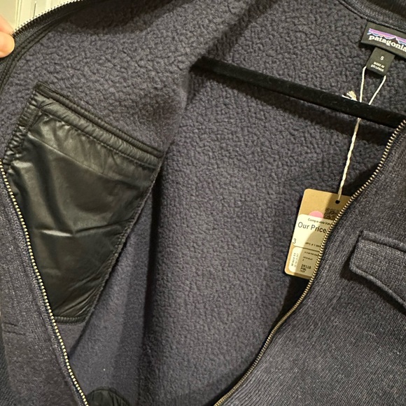 Patagonia Women's Better Sweater® Zippered Fleece Chore Jacket navy blue - Picture 4 of 7